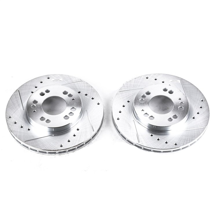 Power Stop Drilled And Slotted Brake Rotor