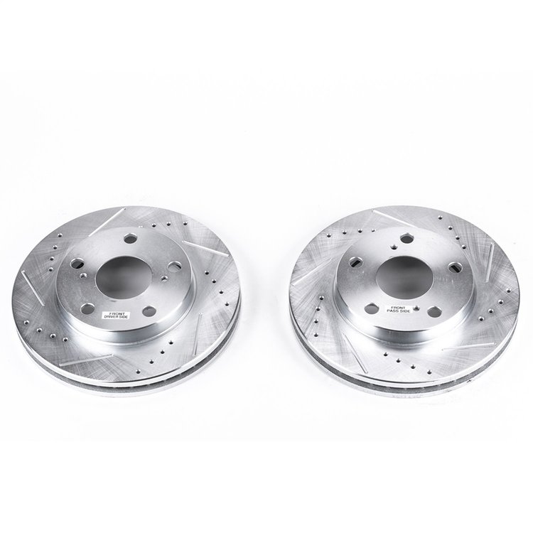 Power Stop Drilled And Slotted Brake Rotor