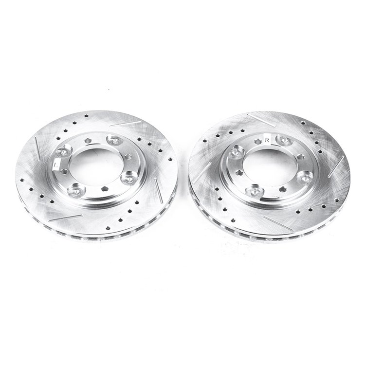 Power Stop Drilled And Slotted Brake Rotor