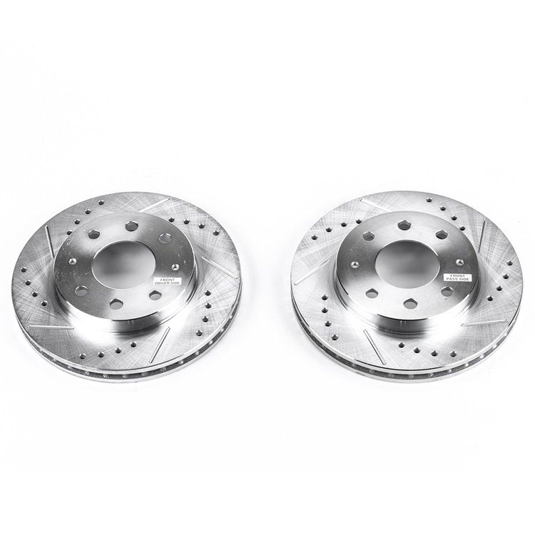 Power Stop Drilled And Slotted Brake Rotor