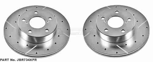Power Stop Drilled And Slotted Brake Rotor
