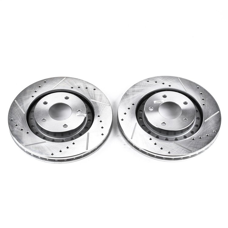 Power Stop Drilled And Slotted Brake Rotor