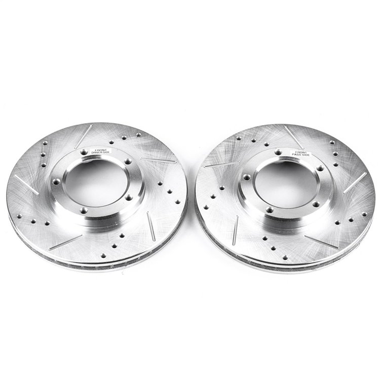Power Stop Drilled And Slotted Brake Rotor