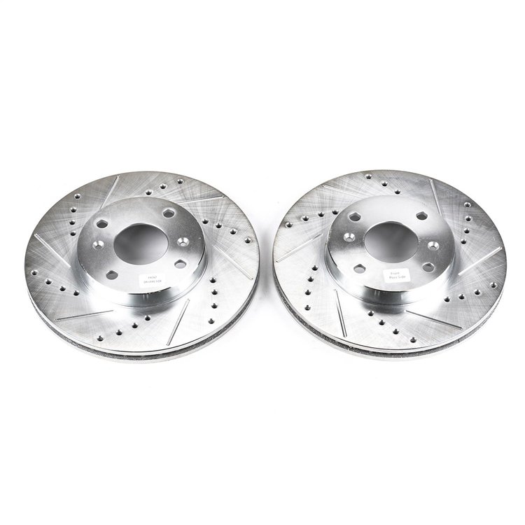 Power Stop Drilled And Slotted Brake Rotor