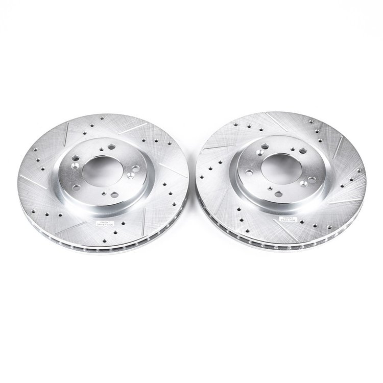Power Stop Drilled And Slotted Brake Rotor