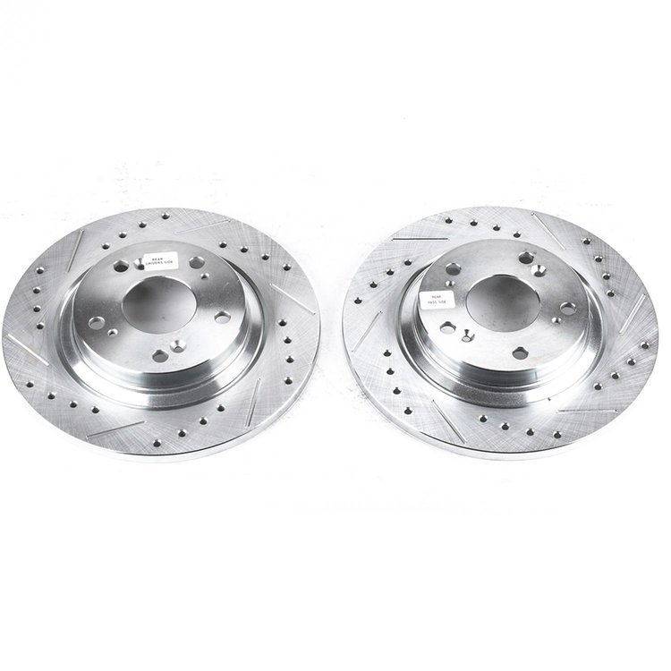 Power Stop Drilled And Slotted Brake Rotor
