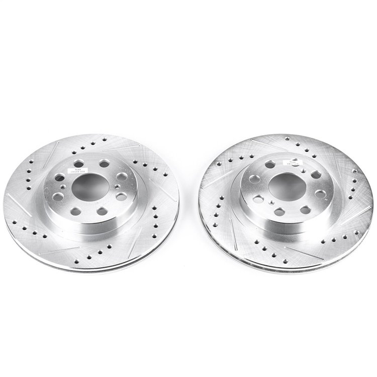 Power Stop Drilled And Slotted Brake Rotor