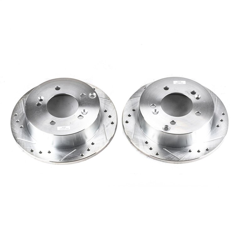 Power Stop Drilled And Slotted Brake Rotor