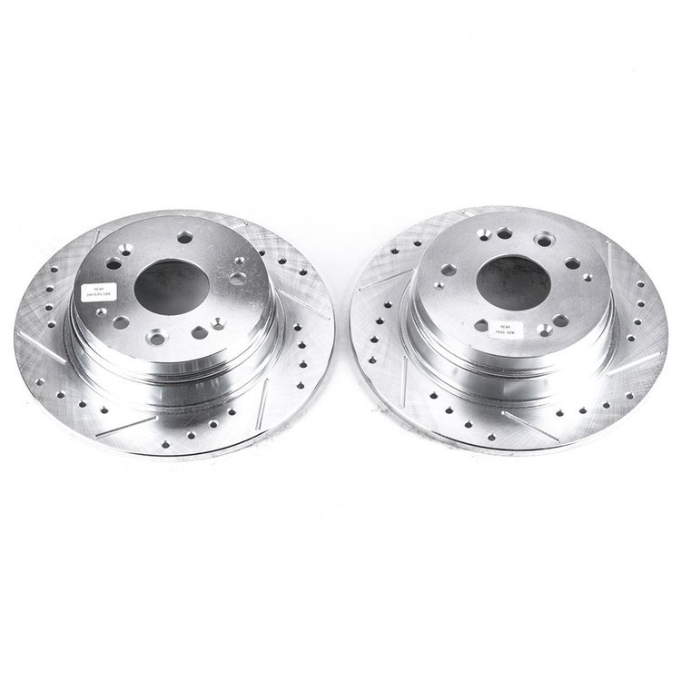 Power Stop Drilled And Slotted Brake Rotor