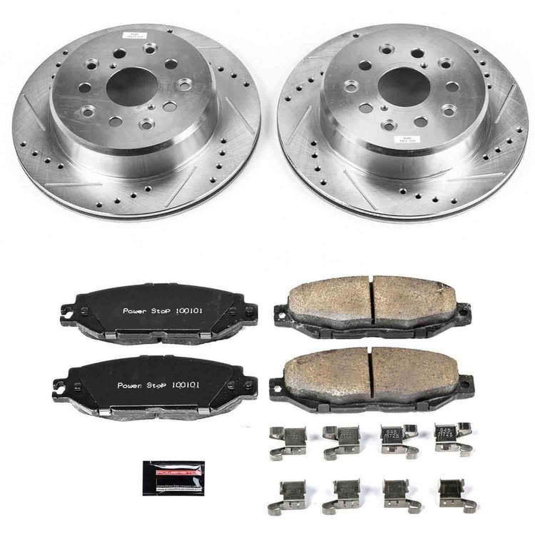 1-Click Drilled And Slotted Brake Kit