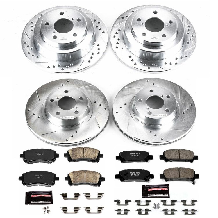 High Performance Brake Pads & Rotor Kit
