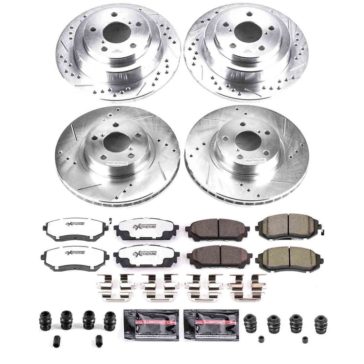 Z26 Brake Pads & Rotor Kit for Street
