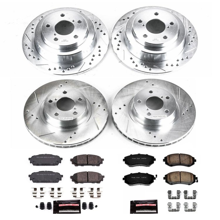 High Performance Brake Pads & Rotor Kit