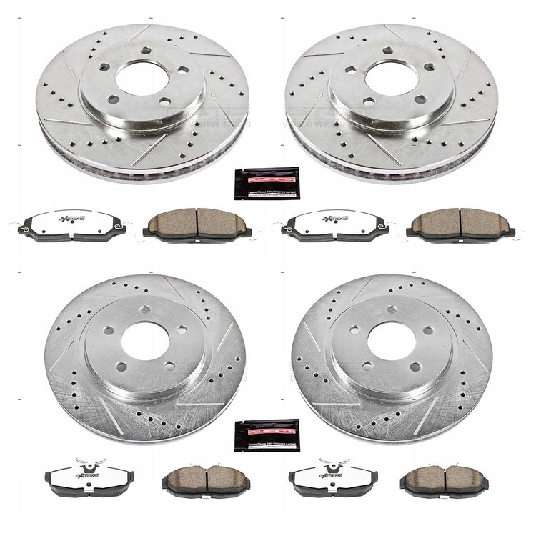 Z26 Brake Pads & Rotor Kit for Street