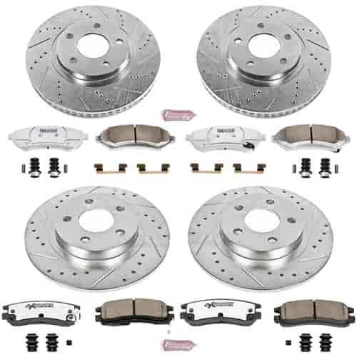 Z26 Brake Pads & Rotor Kit for Street