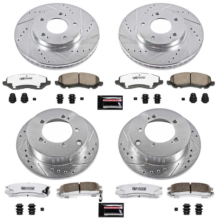 Z26 Brake Pads & Rotor Kit for Street
