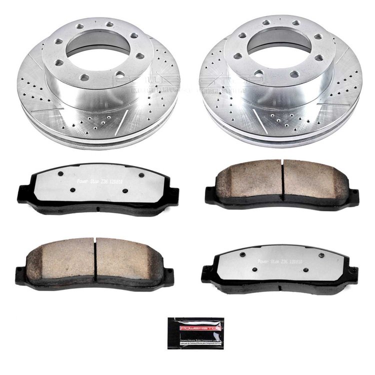Z36 Front Brake Pads & Rotor Kit for Truck and Tow
