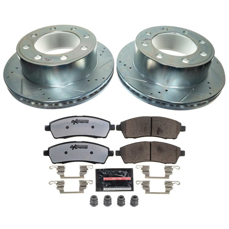 Z36 Rear Brake Pads & Rotor Kit for Truck and Tow