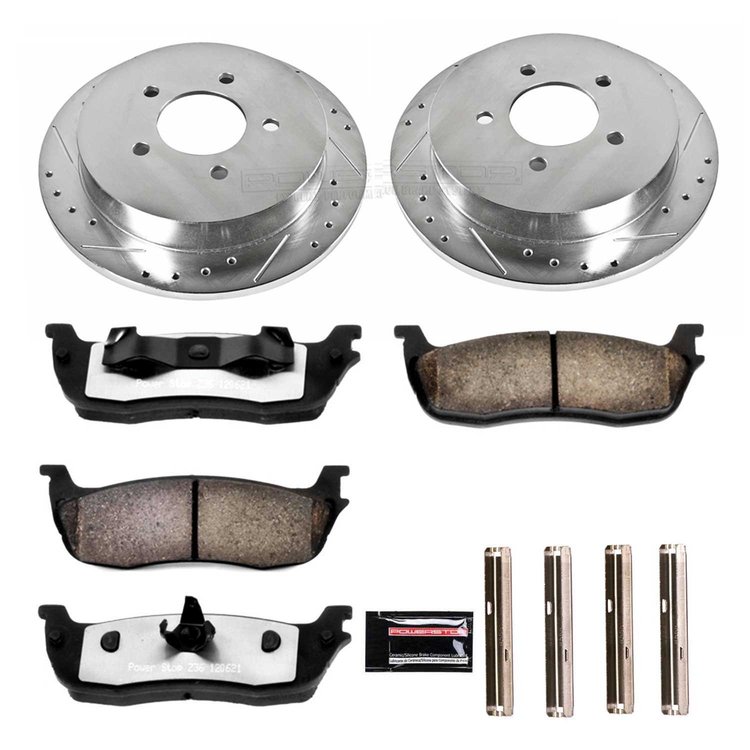 Z36 Rear Brake Pads & Rotor Kit for Truck and Tow