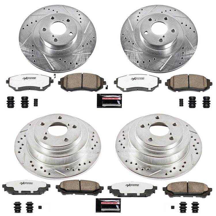 Z26 Brake Pads & Rotor Kit for Street
