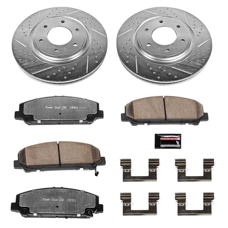 Z36 Front Brake Pads & Rotor Kit for Truck and Tow