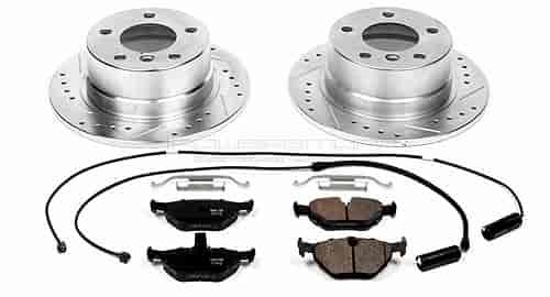 Performance Brake Upgrade Kit Cross-Drilled & Slotted Rotors