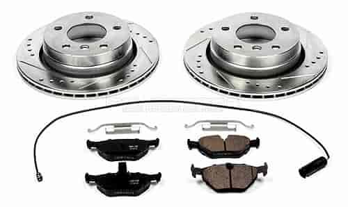 Performance Brake Upgrade Kit Cross-Drilled & Slotted Rotors