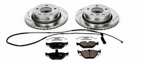 Performance Brake Upgrade Kit Cross-Drilled & Slotted Rotors