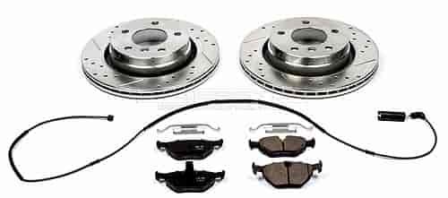 Performance Brake Upgrade Kit Cross-Drilled & Slotted Rotors
