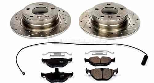 Performance Brake Upgrade Kit Cross-Drilled & Slotted Rotors