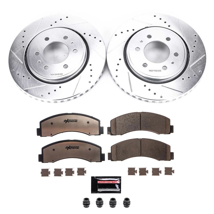 Z36 Front Brake Pads & Rotor Kit for Truck and Tow