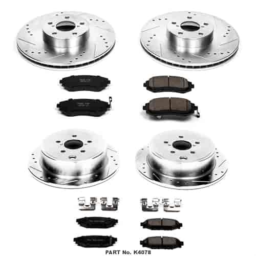 High Performance Brake Pads & Rotor Kit