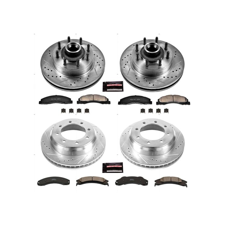 Front/Rear 2008-2013 FORD E-150/2008-2014 FORD E-250/2008-2015 FORD E-350 SUPER DUTY/