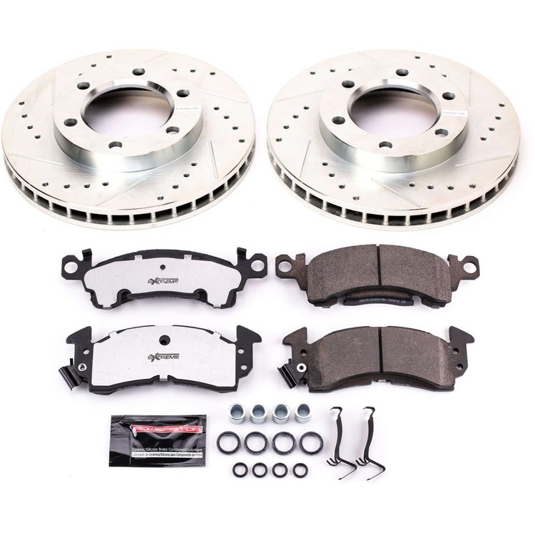 Street Warrior Z26 Brake Pad & Rotor Kit Fits 1971-1991 GM Trucks, Blazer, Jimmy; 1984-1991 Jeep Grand Wagoneer