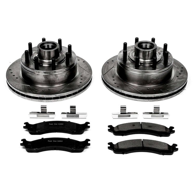 Performance Brake Upgrade Kit Cross-Drilled & Slotted Rotors