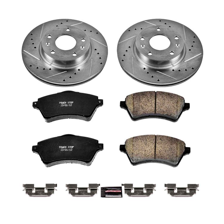 Performance Brake Upgrade Kit Cross-Drilled & Slotted Rotors