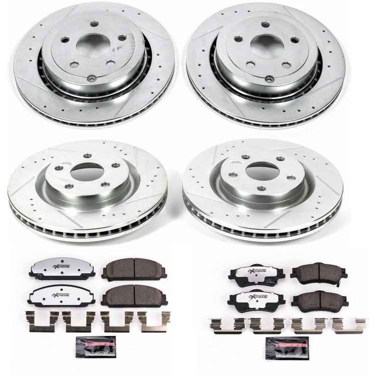 Street Warrior Z26 Brake Pad & Rotor Kit 2008-2009 Pontiac G8