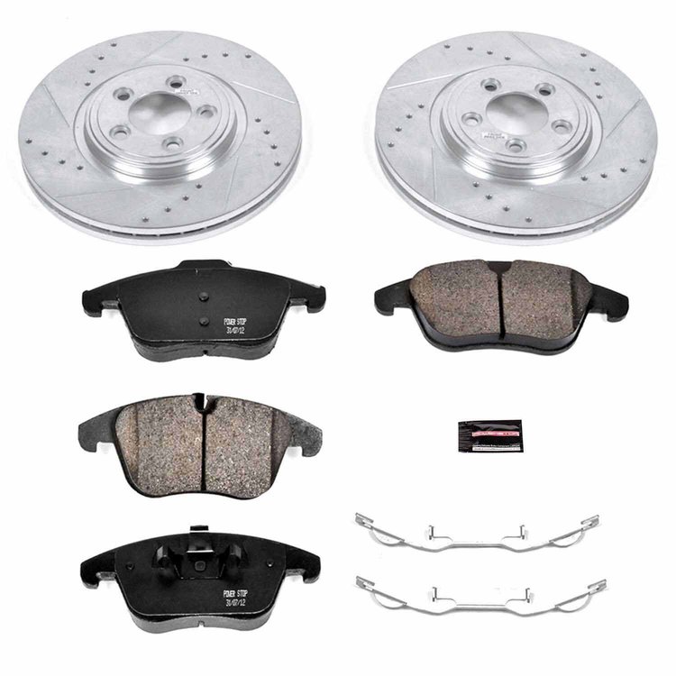 High Performance Brake Upgrade Z23 Evolution Brake Kit for 2006-2010 Jaguar