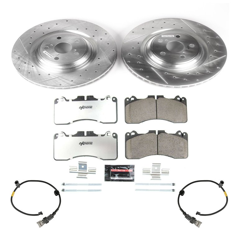 K5849-26 Z26 Street Warrior Brake Upgrade Kit for 2010-2017 Lexus LS460 [Front]