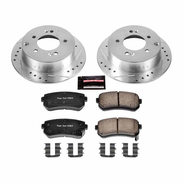 1 CLICK BRAKE KIT W/HDW Rear 2010-2013 KIA FORTE/2010-2013 KIA FORTE KOUP/