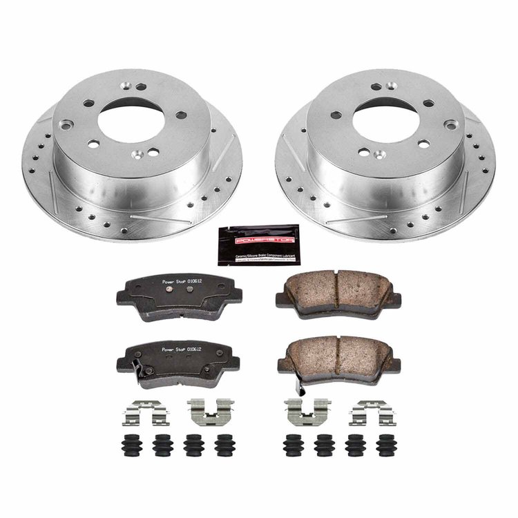 1 CLICK BRAKE KIT W/HDW Rear 2010-2013 KIA SOUL/