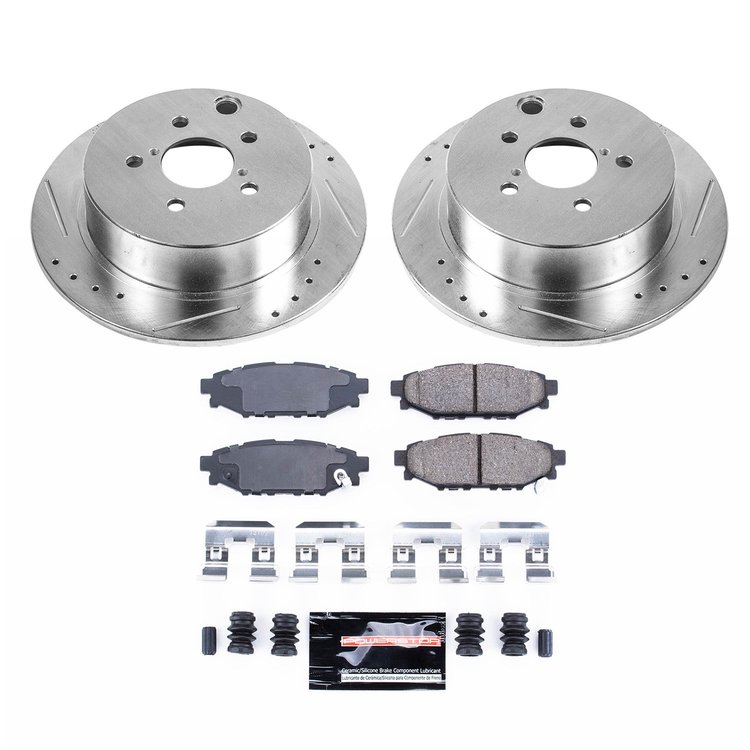 Z23 Rear Brake Pads & Rotor Kit for 2014-2015 SUBARU FORESTER/2012-2014 SUBARU IMPREZA/2013-2015 Subaru XV CrossTrek
