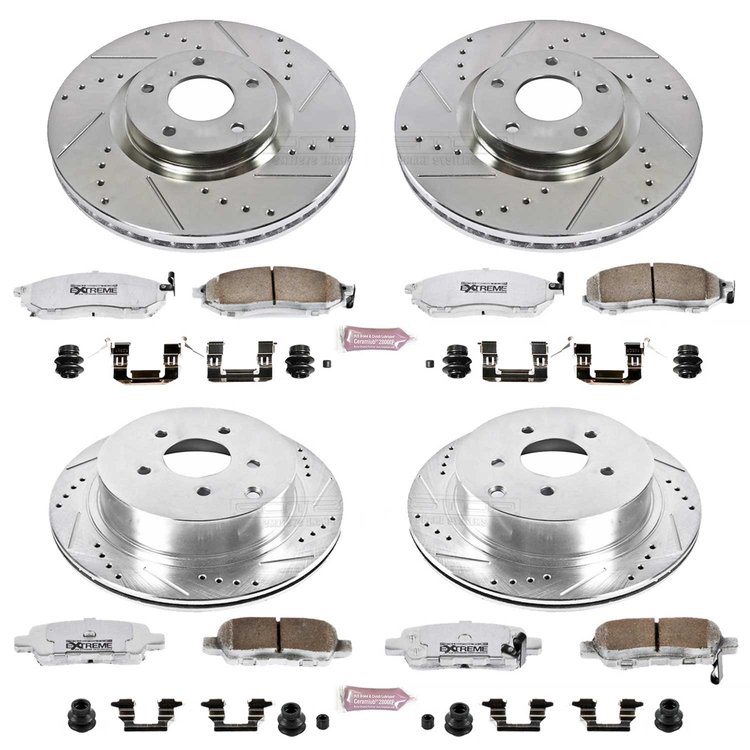 Z26 Brake Pads & Rotor Kit for Street