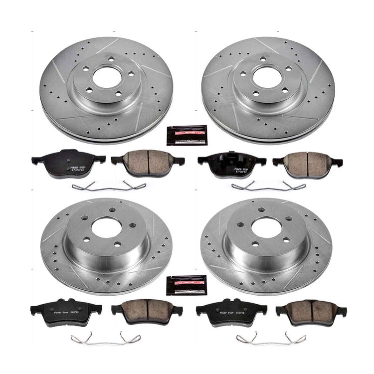 1 CLICK BRAKE KIT W/HDW Front & Rear 2013-2015 FORD ESCAPE/