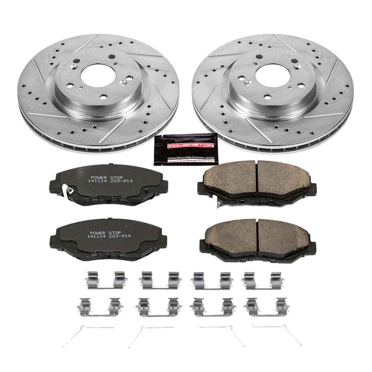 1 CLICK BRAKE KIT W/HDW Front 2012-2015 HONDA CR-V/