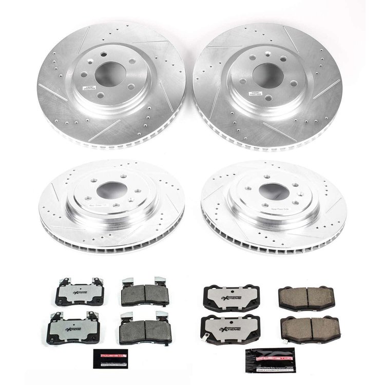 STREET WARRIOR BRAKE KIT Front & Rear 2014-2015 CHEVROLET CORVETTE/