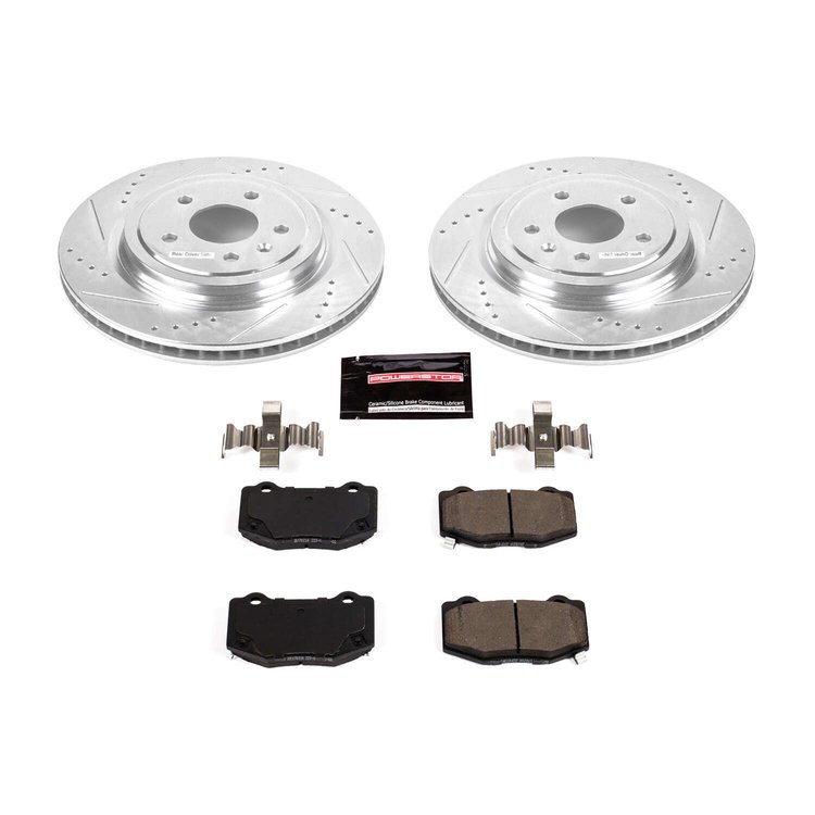 1 CLICK BRAKE KIT W/HDW Rear 2014-2015 CHEVROLET CORVETTE/