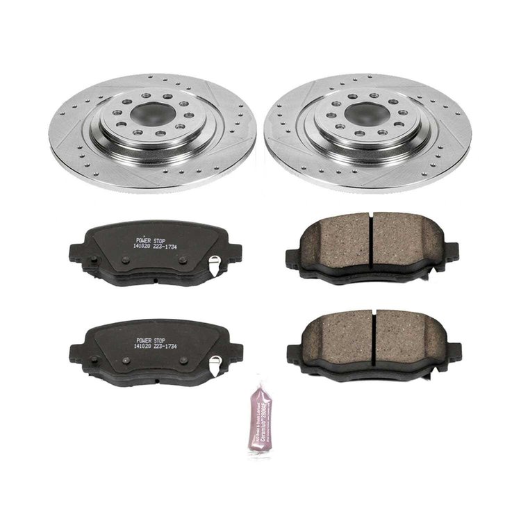 1 CLICK BRAKE KIT W/HDW Rear 2014-2016 JEEP CHEROKEE/