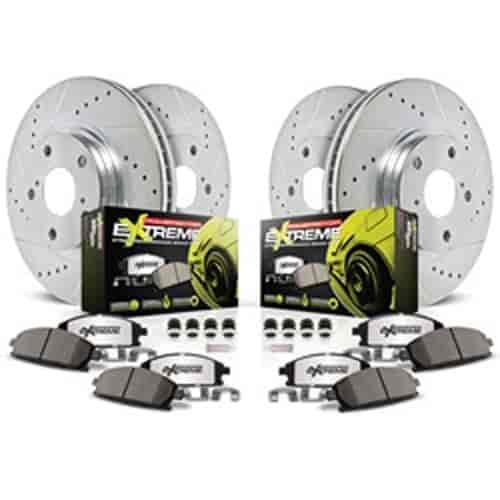 STREET WARRIOR BRAKE KIT Front & Rear 2015 FORD MUSTANG/