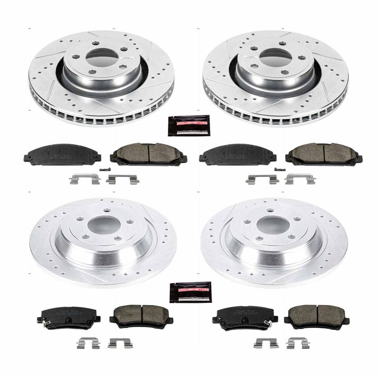 1 CLICK BRAKE KIT Front & Rear 2015 FORD MUSTANG/